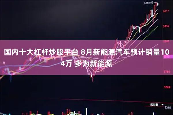 国内十大杠杆炒股平台 8月新能源汽车预计销量104万 多为新能源